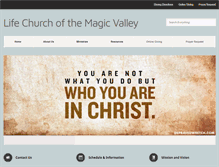 Tablet Screenshot of lifechurchmv.com